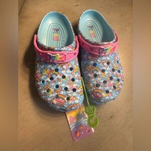 NEW Lisa Frank Crocs j5 Rainbow Unicorn